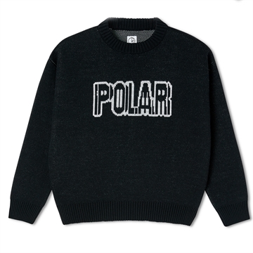 Polar Skate Co. Knit Sweater Earthquake Black